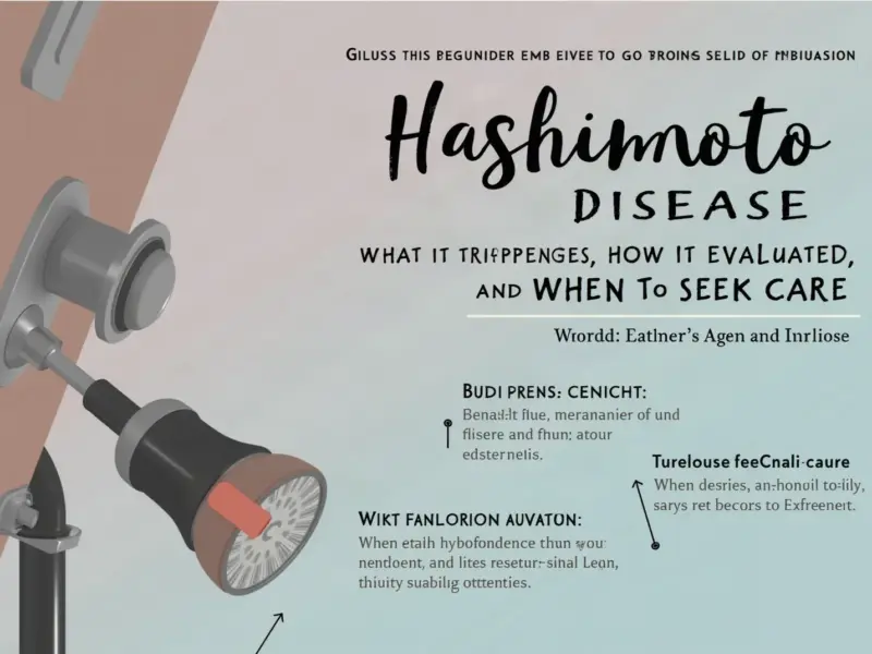 Hashimoto Disease: What It Means, How It Is Evaluated, and When to Seek Care